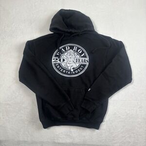 Bad Boy Entertainment 20 Year Anniversary Black Fleece Hoodie‎ Men's Small